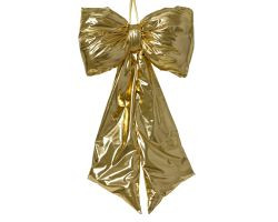 Schleife gold Polyester 12x43x85cm