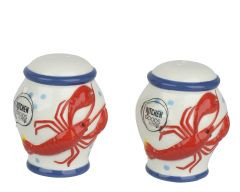 Salz und Pfeffer Dolomit blau 6,3x6x8cm