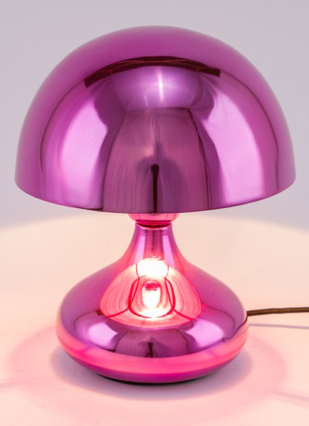 Tischlampe Metall pink 20,5x20,5x26cm