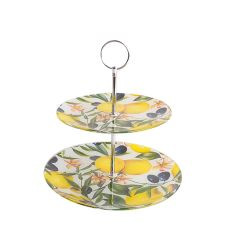 Etagere 2-stufig Lemon&Olives 23cm