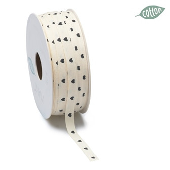 Band Cotton Cuore 25mx8mm