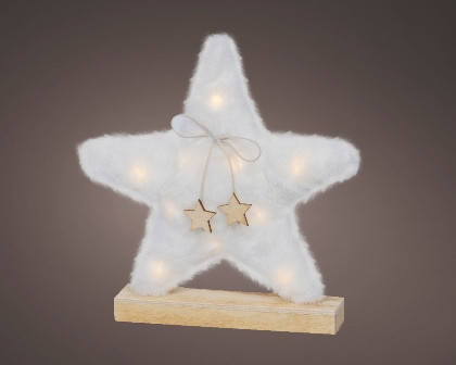 Micro LED Stern weiss warmes weiss 5x27x27cm