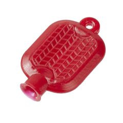 Wärmflasche rot Mini, 2St. ca. 2cm