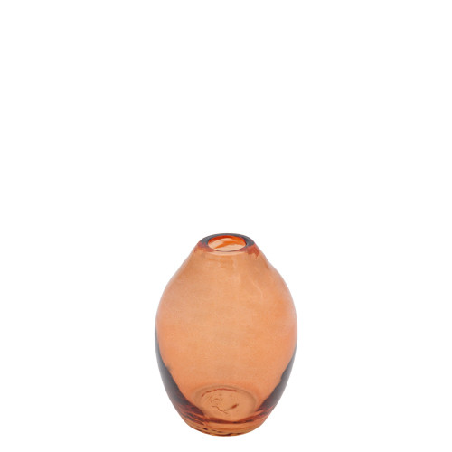 * Vase Glas amber 13,5x9,5cm