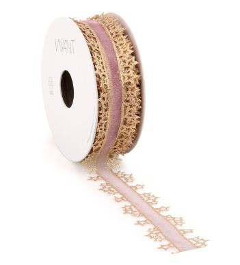 Band ESTERELLA 34mmx10m old rose