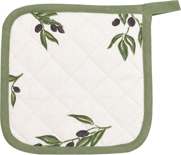 Topflappen Olivenzweige 22x22cm