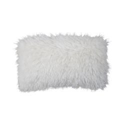 Kissen tibetlamm weiß 30x50cm