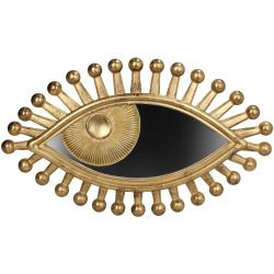 Spiegel Eye Polyresin gold 37,5x1,5x22cm