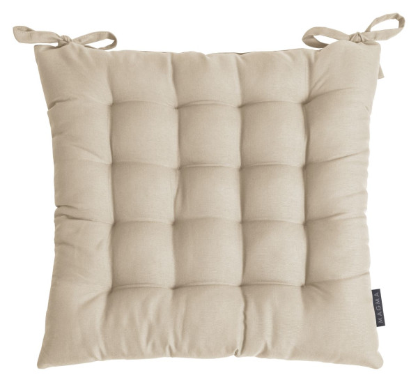 Stuhlkissen Form 54 Diego ca. 40x40x6cm beige