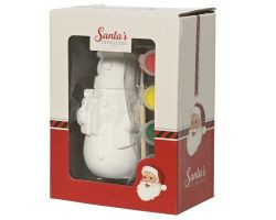 DIY Malset Schneemann 5,9x5,9x12,7cm 3Tlg.