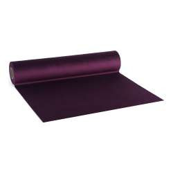 Tischband VELVET DELUXE 2.5mx28cm aubergine