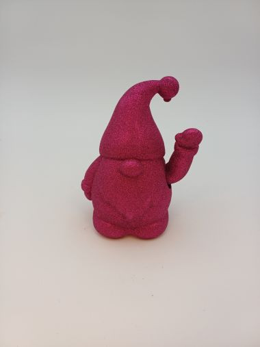 Nikolaus lila metallic 12x10,5x17cm