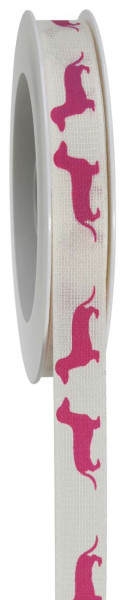 Band Funny Dogs 15mmx18m himbeere