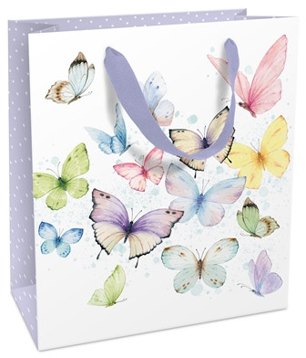 Geschenktasche 18x21x8cm Soft Whisper, flieder