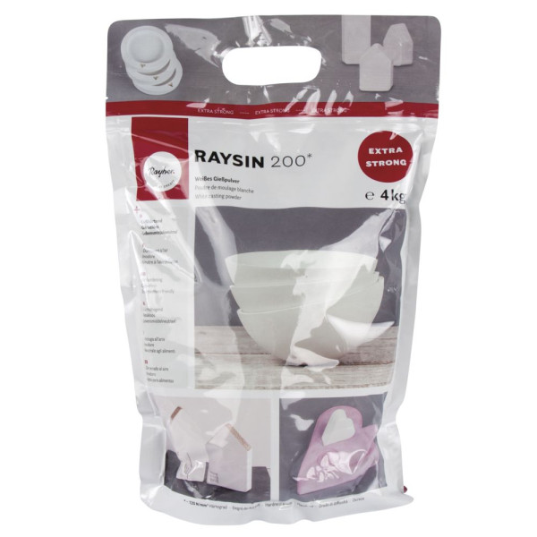 Gießpulver Raysin 200 4kg Beutel weiß