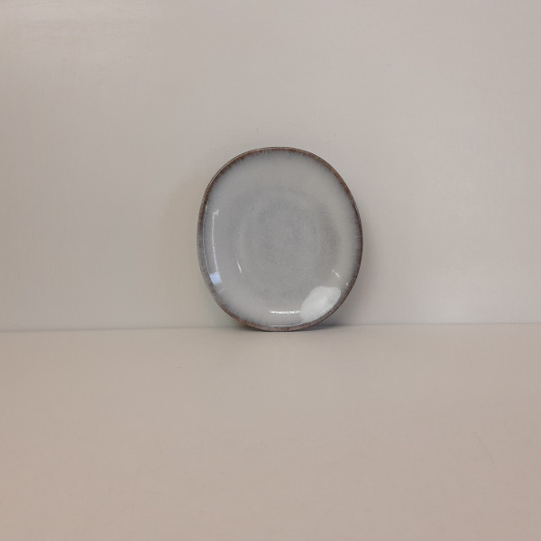 Mini Plate- Serena Steingut HOTEL LIGHT hellgrau 26,5cm