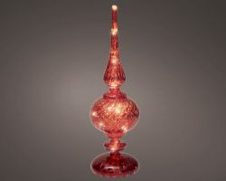 LED Tischdeko rot indoor 30x9cm
