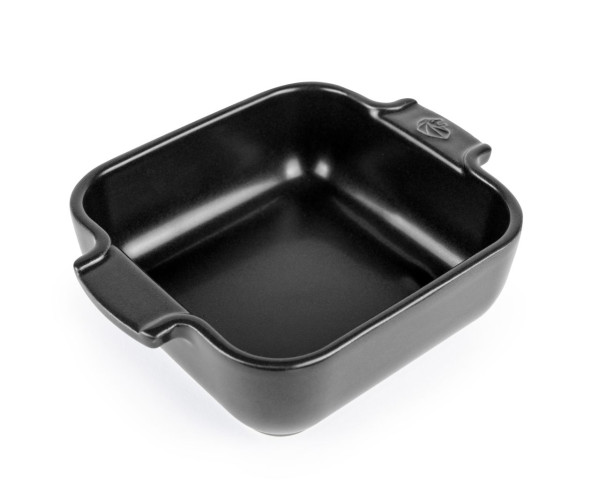Auflaufform Appolia quadratisch 18cm satinschwarz