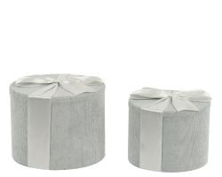 Geschenkschachtel mit Schleife Pappe 13x16cm