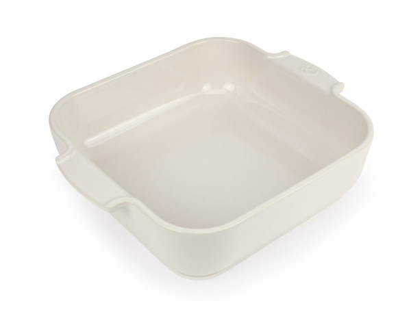 Auflaufform Appolia quadratisch 28cm ecru