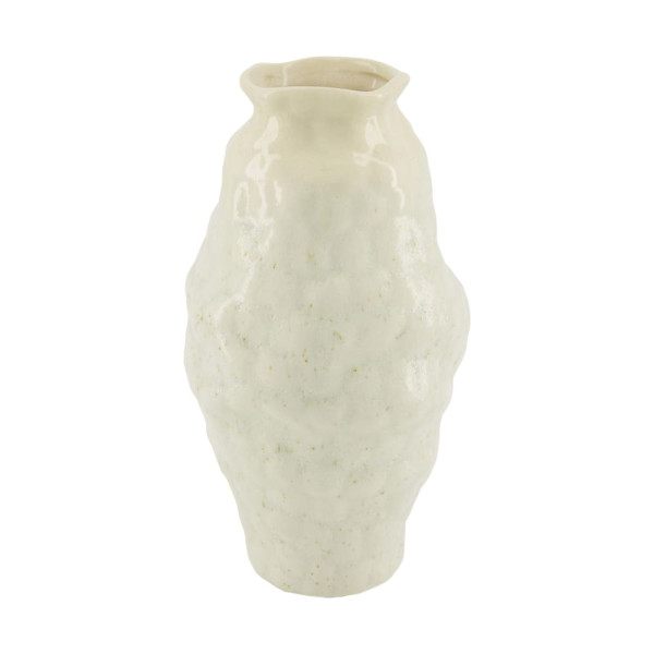 Vase Keramik off weiss 13x13x26.5cm