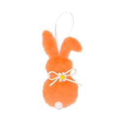 Hänger Hase 6x14cm orange