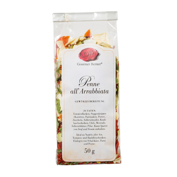 Gewürzzubereitung Penne all arrabiata 50g