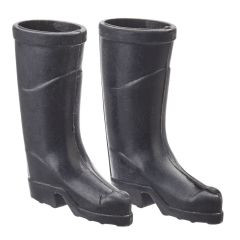 Gummistiefel 1 Paar schwarz 2,5x3,5cm