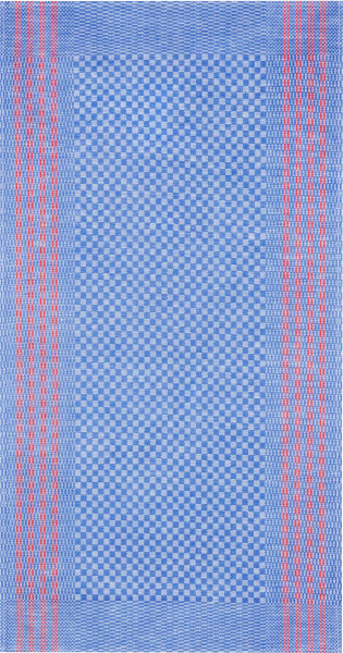Geschirrtuch gewebt klassik blau rot 50x100cm