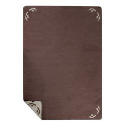 Decke Kariertes Geweih braun 150x200 cm