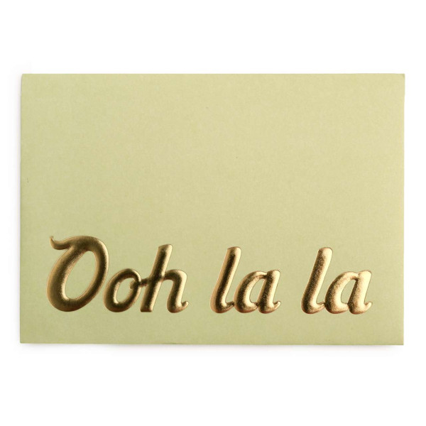 Umschlag OOH LA LA 9x12,5cm *FSC hellgrün
