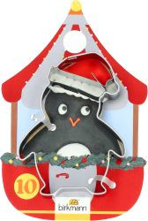 Ausstechform Pinguin 6cm auf Cardbord Edelstahl
