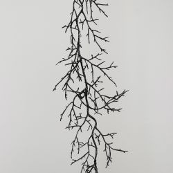 Girlande Zweig 130cm schwarz