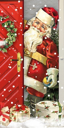 Taschent. Santa is welcome 10St./Pckg.