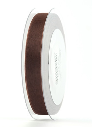 Band Organza 15mmx50m kastanie