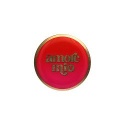 Glasteller Love Plates M, Motiv: Amore Mio, rund, mehrfarbig 13x1x13cm
