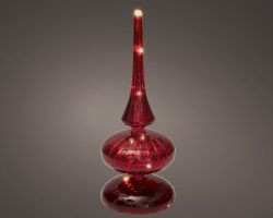 LED Tischdeko rot indoor 23x9cm