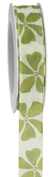 Band Flowery 25mmx18m schilf