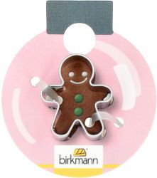 Mini-Ausstechform Gingerman 25cm Edelstahl auf Cardboard