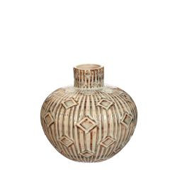 Vase Bali l.19,5 w.19,5 h.20 cm