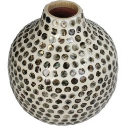 Vase Capiz grün 20x20x20cm