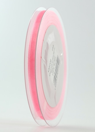 Band Organza 6mmx50m flamingo