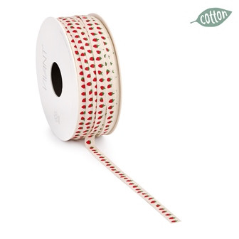Band STRAWBERRY 8mmx25m rot