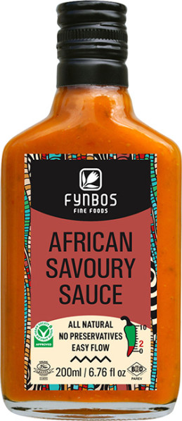 Soße African Savoury Sauce 0,2l herzhafte Soße mit exotischer Note