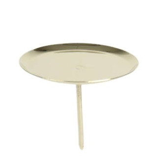 Adventskranzkerzenhalter go glänzend 7,5cm 4Stück