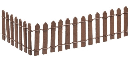 Zaun hellbraun 25 x 5 cm