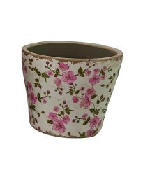 Topf "Fiore" rosa 12x10,5cm