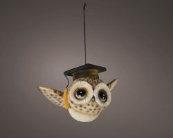 LED Eule Indoor 10,5x16x9,5cm