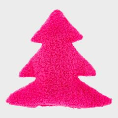 Kissen White xmas 45x45cm tree fuchsia