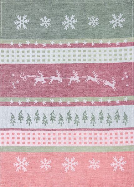 Geschirrtuch Jacquard Springender Hirsch 50x70cm